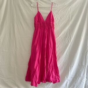 Vibrant Pink Maxi Dress